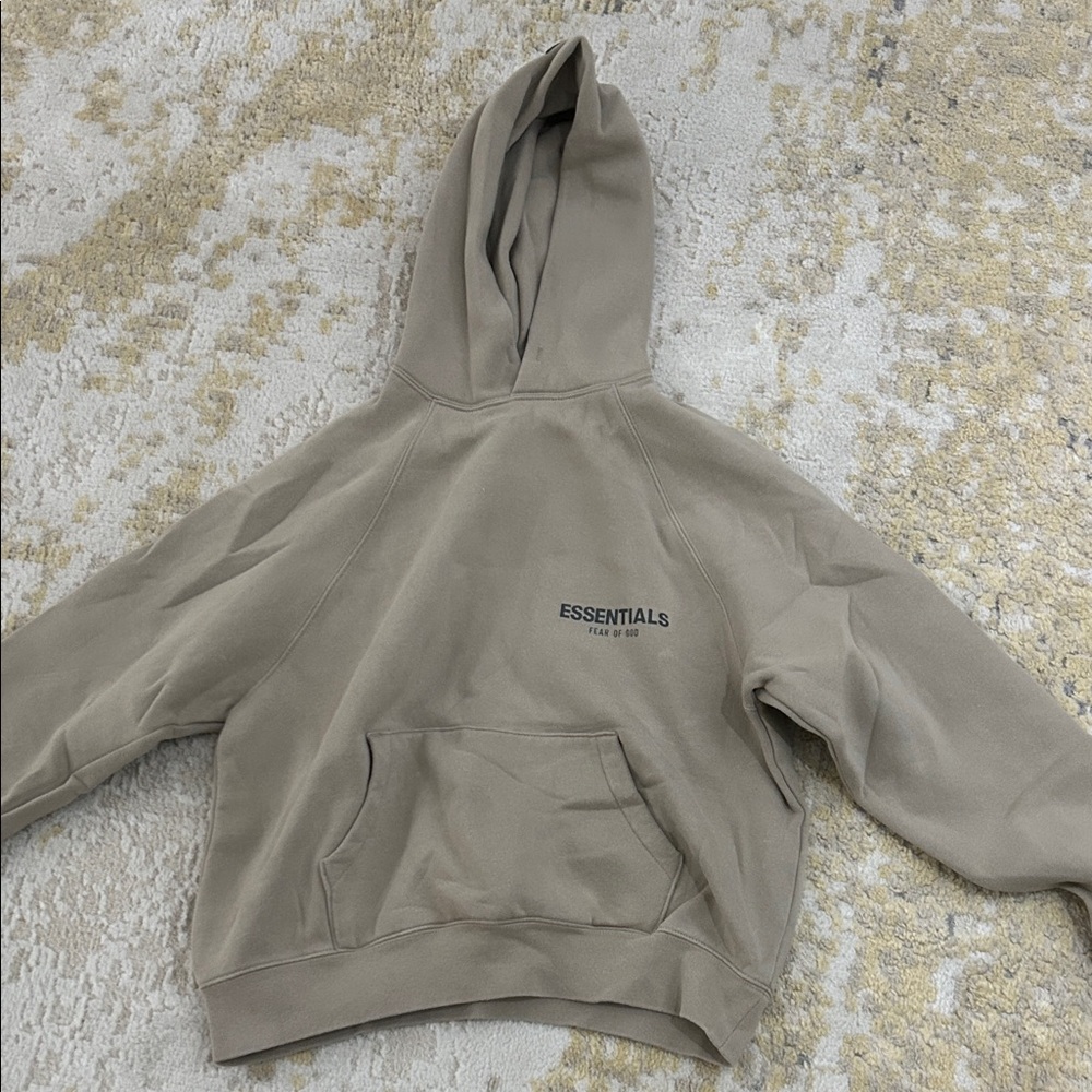 Essentials Tan Hoodie Sweater